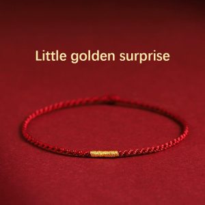 red string bracelet Hand-woven tiny red string bracelet, anklet rope DIY Handicrafts fortune wealthy energy cw2000
