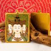 Tibetan Buddhist articles hand-painted handicrafts tathagata thangka gilded ornament pendant cw2000