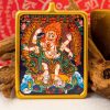 Tibetan Buddhist articles hand-painted handicrafts Cundi thangka gilded ornament pendant cw2000