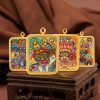 Tibetan Buddhist articles hand-painted handicrafts Zakirim thangka gilded ornament pendant cw2000