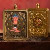 Tibetan Buddhist articles hand-painted handicrafts Mahāsthāmaprāpta thangka gilded ornament pendant cw20000