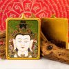 Tibetan Buddhist articles hand-painted handicrafts tathagata thangka gilded ornament pendant cw2000