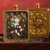 Tibetan Buddhist articles hand-painted handicrafts Mahāsthāmaprāpta thangka gilded ornament pendant cw20000
