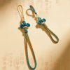 car hanging Hand-woven Chinese knot keychain, mobile phone chain, couple token, bag pendant cw2000