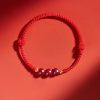 hand-woven bracelet cinnabar avoid evil spirits and eliminate disasters