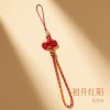 主图_08 Hand-woven Chinese knot keychain, mobile phone chain, couple token, bag pendant cw2000