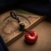 Cinnabar Pixiu, Ping An buckle, keychain, car ornament, red fortune chain, disaster avoidance, peace of mind cw2000
