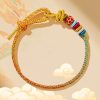 Hand-woven bracelet, auspicious bracelet, five-color fortune bracelet, keep safe cw2000