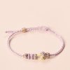 DIY Handmade Rope adjustable bracelet with heart permanent firm love cw2000