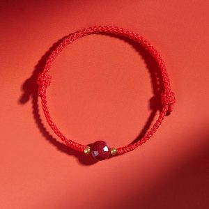 hand-woven bracelet cinnabar avoid evil spirits and eliminate disasters