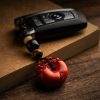 Cinnabar Pixiu, Ping An buckle, keychain, car ornament, red fortune chain, disaster avoidance, peace of mind cw2000