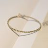 DIY Thin bracelet, friendship anklet rope, brother and sister Hand woven wristband CW2000