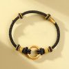 Red Rope DIY Children's Hand-woven love couple's Bracelet Women's and Men's Safety Buckles cw2000