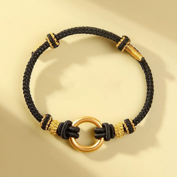 Red Rope DIY Children's Hand-woven love couple's Bracelet Women's and Men's Safety Buckles cw2000