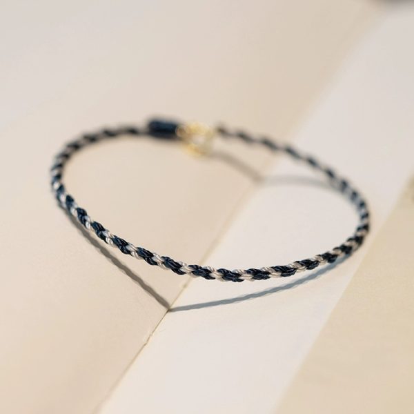 DIY Thin bracelet, friendship anklet rope, brother and sister Hand woven wristband CW2000