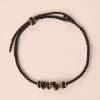 DIY Handmade Rope adjustable bracelet with heart permanent firm love cw2000