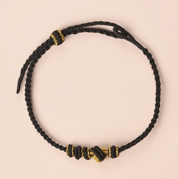 DIY Handmade Rope adjustable bracelet with heart permanent firm love cw2000
