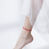 Red rope anklet hand-woven rope diamond knot safe and auspicious cw2000