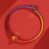 purple hand-woven red bracelet, Good luck, enthusiasm and excitement bring luck cw2000