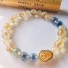 crystal bracelet earth metal