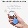 Large Capacity & Alcohol-Free Formula 9.8g large capacity solid perfume, alcohol-free high-concentration perfume-grade essence, melts under body heat to release subtle intimate fragrance