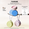 Portable Wearable Solid Perfume Portable wearable solid perfume with silicone keychain case available in multiple colors for everyday use.